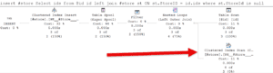 Execution plan of Insert with Left Join for dup checking.