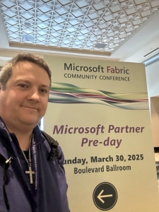 John Sterrett from ProcureSQL attend the 2025 Microsoft Fabric Conference